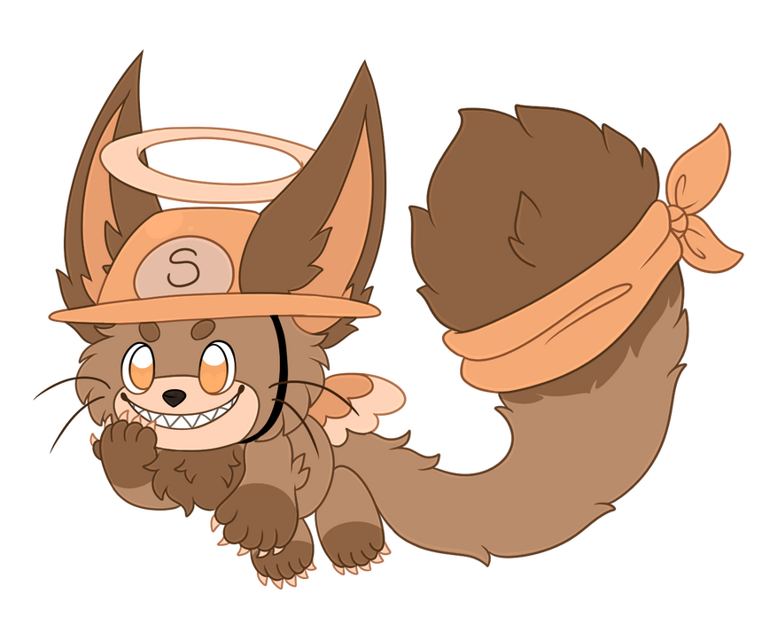 cat fursona as a chao lol